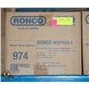 Image 1 : NEW BOX RONCO #974 MEDIUM 10 X 100PKS BLACK
