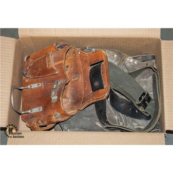 THREE TOOL POUCHES
