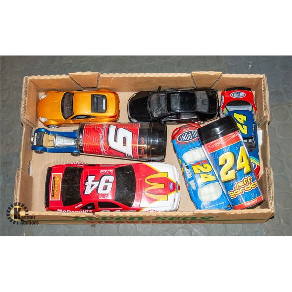 FLAT OF NASCAR AND DIECAST CARS