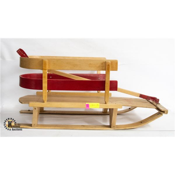 WOODEN SLED