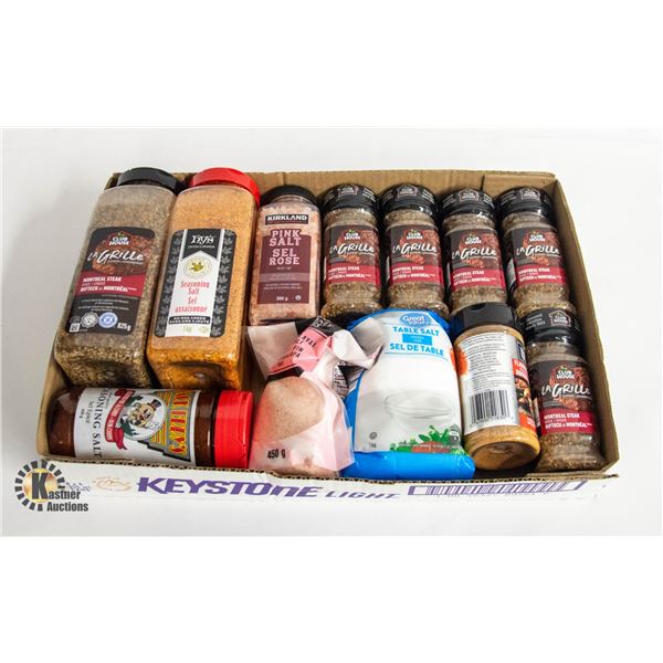 FLAT OF SPICES ALL SEALED NEW GOOD DATES