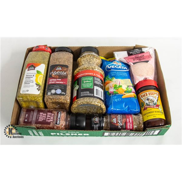 FLAT OF SPICES ALL SEALED NEW GOOD DATES