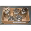 Image 1 : COLLECTION OF LARGE MASON JARS