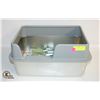 Image 1 : NEW SMALL STAINLESS STEEL CAT LITTER BOX W/SCOOP