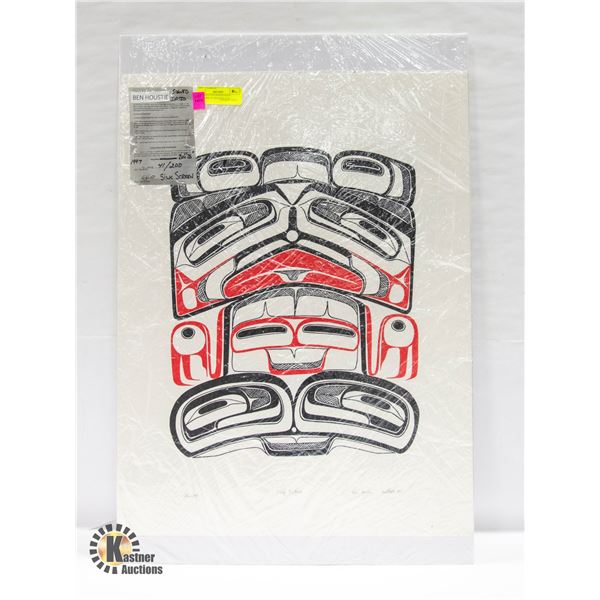 LIMITED EDITION INDIGENOUS ARTWORK BY BEN HOUSTIE