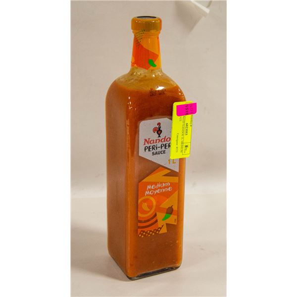 NEW SEALED NANDOS 1L MEDIUM PERI-PERI HOT SAUCE