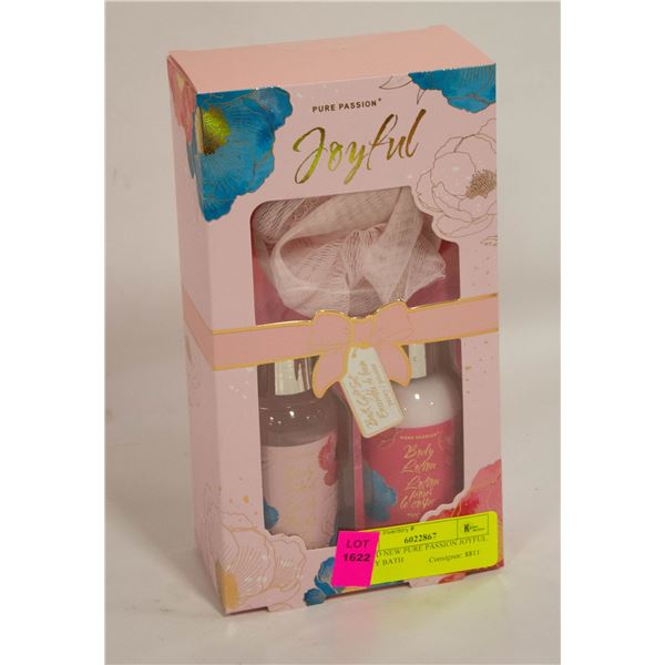 BRAND NEW PURE PASSION JOYFUL PEONY BATH