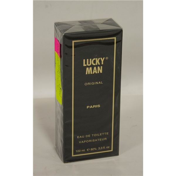 NEW SEALED LUCKY MAN ORIGINAL PARIS 100ML EAU DE