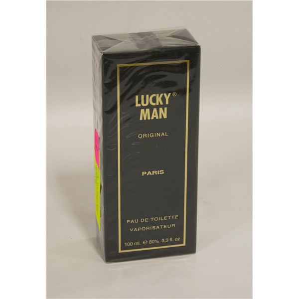 NEW SEALED LUCKY MAN ORIGINAL PARIS 100ML EAU DE