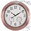 Image 1 : NEW VIGORWISE 16" OUTDOOR WALL CLOCK RED BRONZE