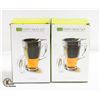 Image 1 : NEW 2 TEA PARTY MUG SETS DEEP INFUSER MUGS