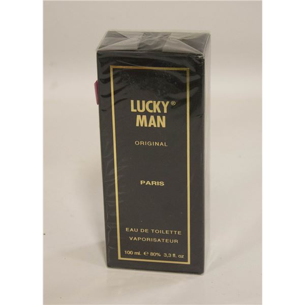 NEW SEALED LUCKY MAN ORIGINAL PARIS 100ML EAU DE