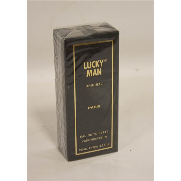 NEW SEALED LUCKY MAN ORIGINAL PARIS 100ML EAU DE