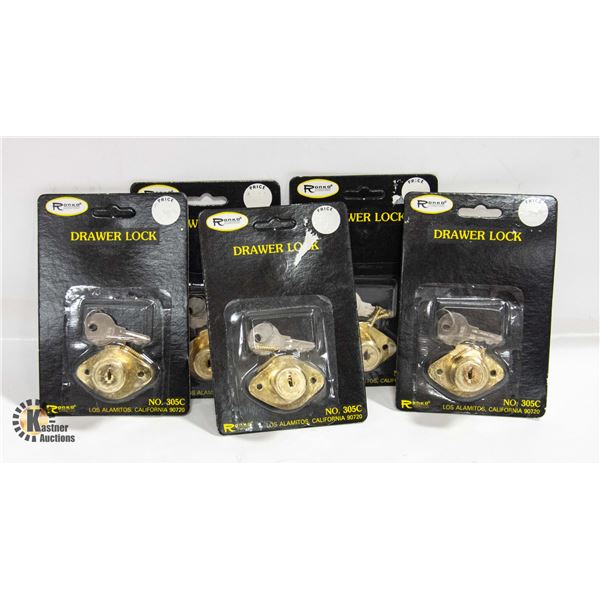 SEALED 5 RONKO DRAWER LOCKS