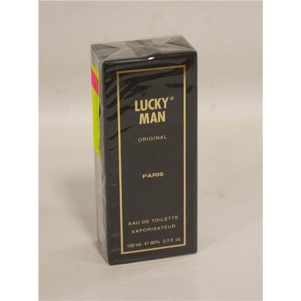 NEW SEALED LUCKY MAN ORIGINAL PARIS 100ML EAU DE