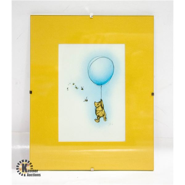 FRAMED 8X10 WINNIE THE POOH PRINT
