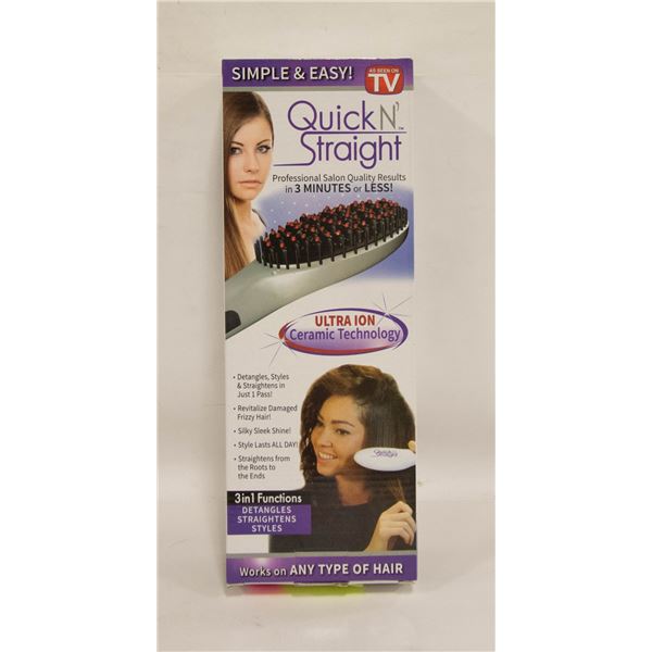 NEW QUICK N' STRAIGHT CERAMIC TECHNOLOGY ULTRA ION