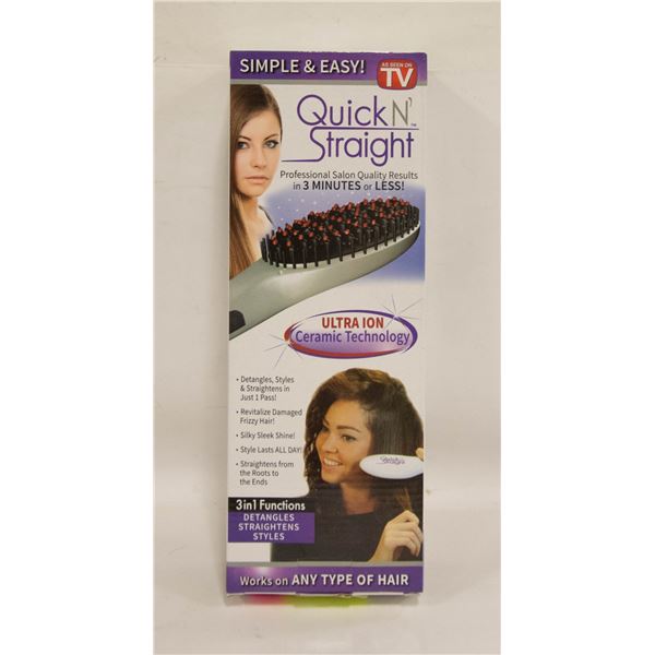 NEW QUICK N' STRAIGHT CERAMIC TECHNOLOGY ULTRA ION