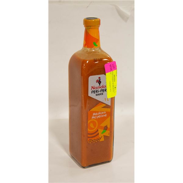 NEW SEALED NANDOS 1L MEDIUM HOT SAUCE