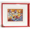 Image 3 : TWO 17X19 FRAMED FLINTSTONES PRINTS