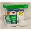 Image 1 : WHITE ANKLE SOCKS 6-12 SIZE 6-PACK