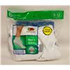 Image 1 : ANKLE SOCKS WHITE 6-12 SIZE 6-PACK FRUIT OF