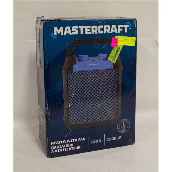MASTERCRAFT HEATER W/FAN 120V 1500W
