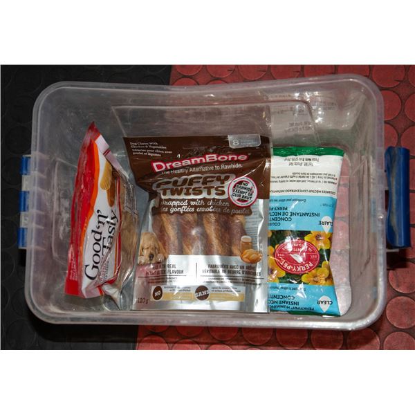 2 PACKS NEW DOG TREATS + NEW PACK BIRD