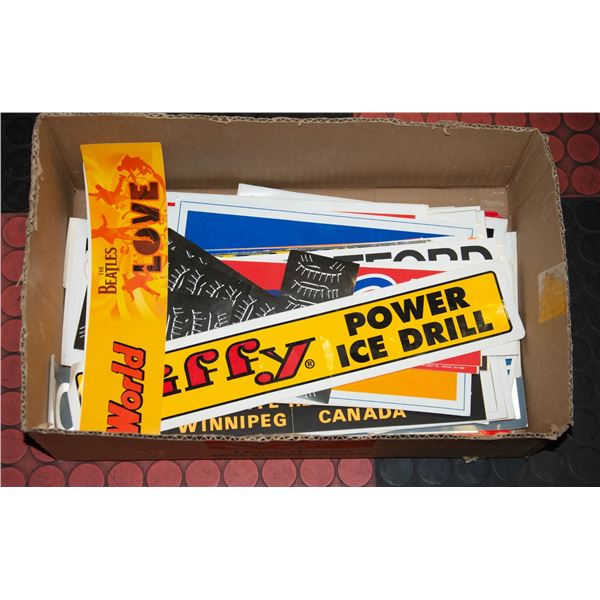 DECALS - BOX OF OVERSIZED DECALS
