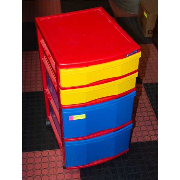 ESTATE ROLLING CRAFT STORAGE CABINET-ESTATE