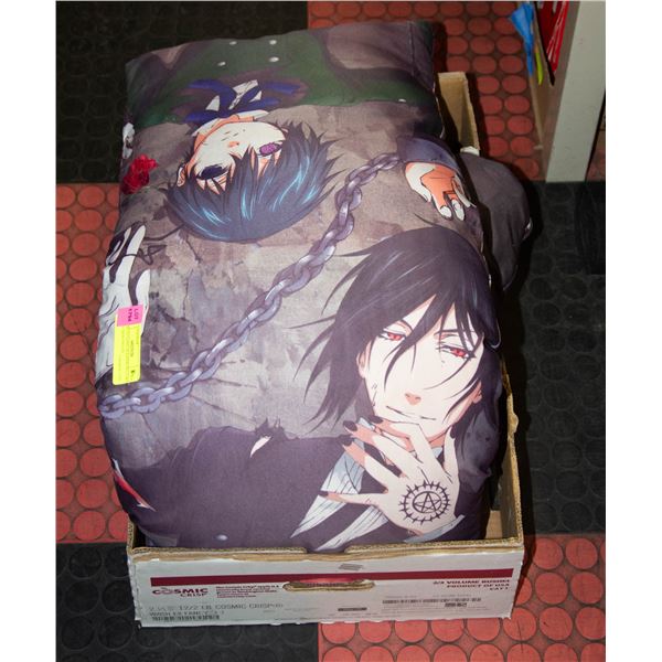 2 ANIME LONG SLEEPER PILLOWS TOGETHER-ESTATE