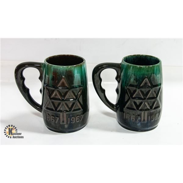 VINTAGE 2 BLUE MOUNTAIN POTTERY