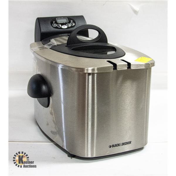 BLACK AND DECKER BRUSHED STAINLESS STEEL