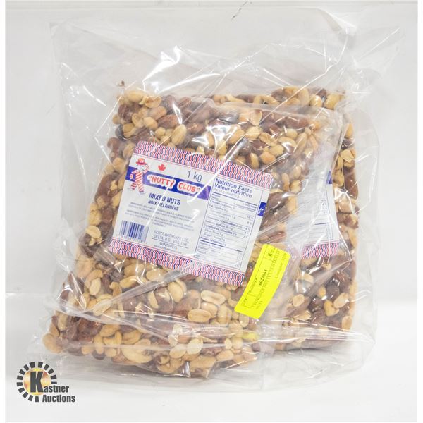 TWO KGS OF NUTTY CLUB MIXED NUTS