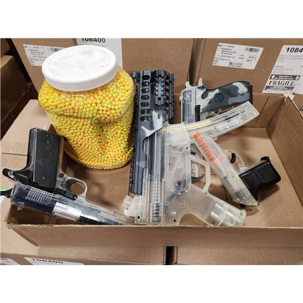 LOT OF BB GUNS WITH 10,000+ BB’S