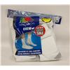 Image 1 : WHITE CREW SOCKS 6-12 SIZE 6-PACK FRUIT OF