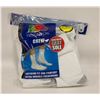 Image 1 : WHITE CREW SOCKS 6-12 SIZE 6-PACK FRUIT OF