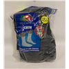 Image 1 : BLACK CREW SOCKS 12-16 SIZE 6-PACK FRUIT OF