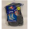 Image 1 : BLACK CREW SOCKS 12-16 SIZE 6-PACK FRUIT OF
