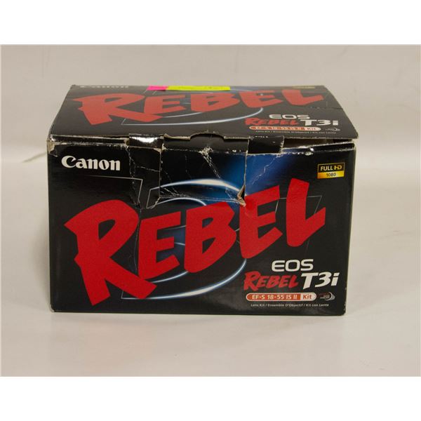 CANON REBEL T3I BOXED FULL HD CAMERA ONLY (FILM)