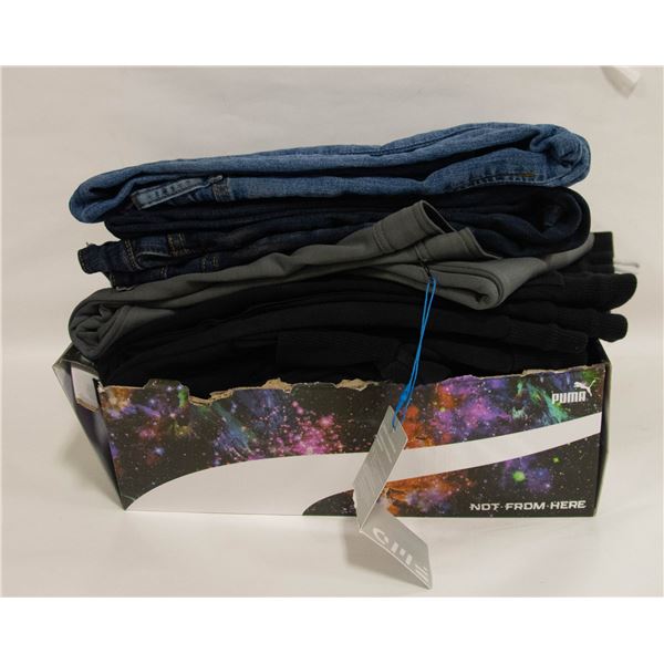 POLICE SEIZED: FLAT OF CLOTHING SOME WITH TAGS