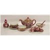 Image 1 : ASIAN SET WITH 2 TEAPOTS AND EXTRA DISHES