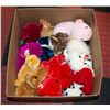 LARGE BOX MOSTLY YEAR 2000 TY’S ALL WITH ALL TAGS
