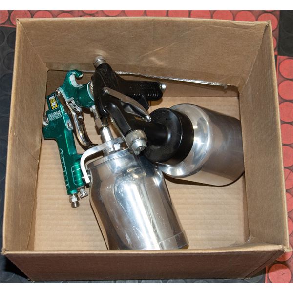 2 CAR PAINT SPRAY GUNS