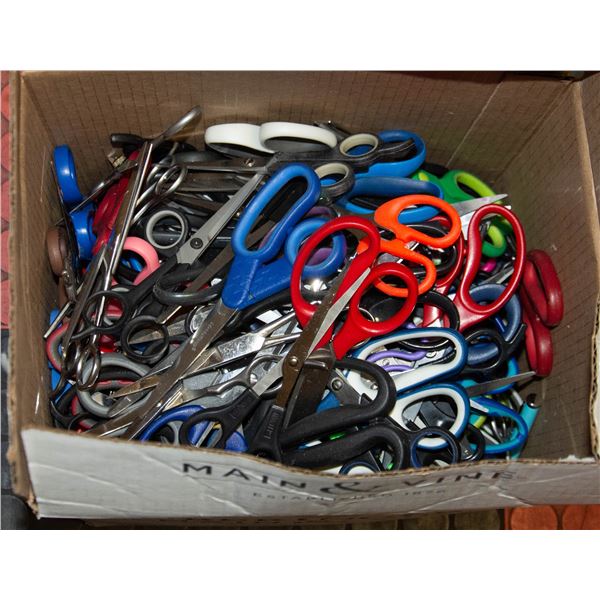 BOX OF SCISSORS
