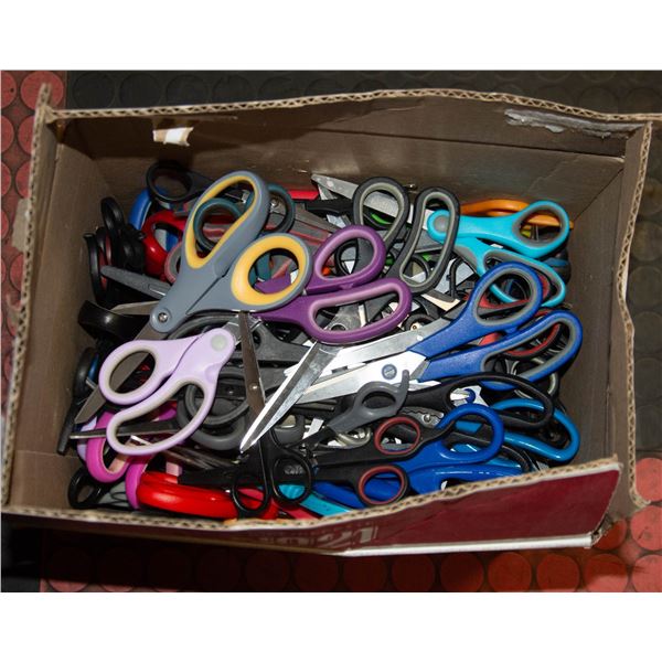 BOX OF SCISSORS