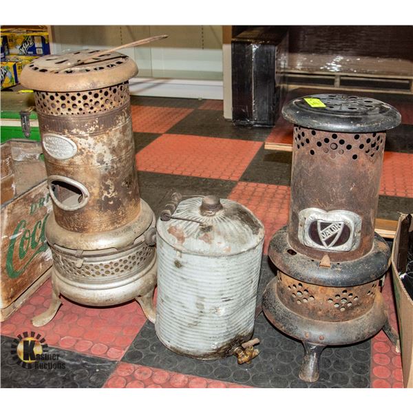 2 KEROSENE HEATERS