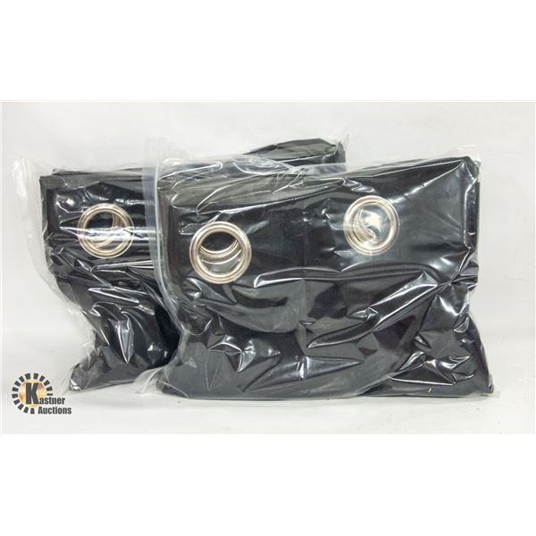 3-TONE BLACK, DK. GREY & LT. GREY CURTAIN