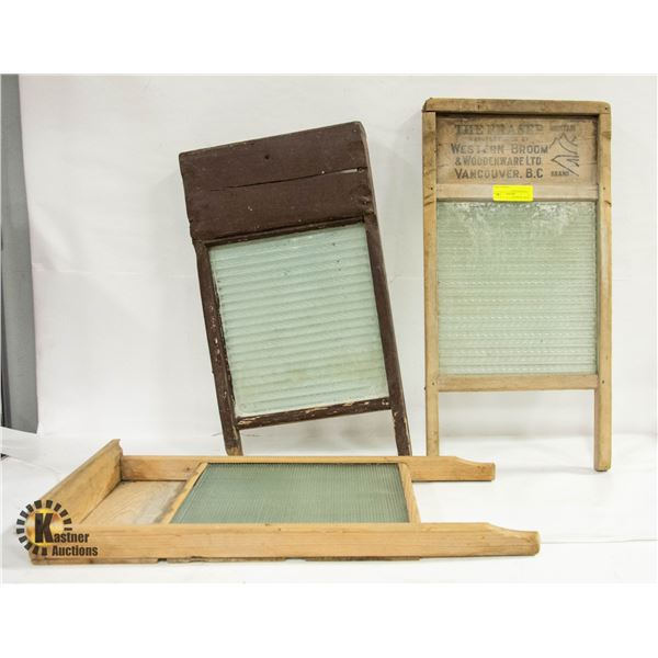 3 WASH BOARDS