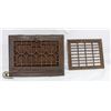 Image 1 : 2 RETURN AIR CAST IRON GRATES